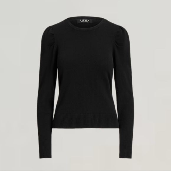 Lauren Ralph Lauren puff sleeve sweater black label - Picture 6 of 11